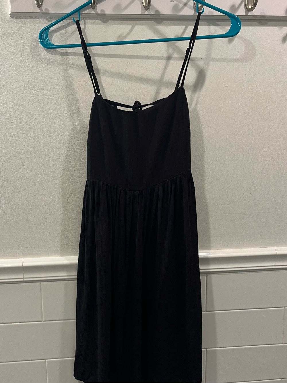 Wild Fable Casual Black Mini Flowy Dress